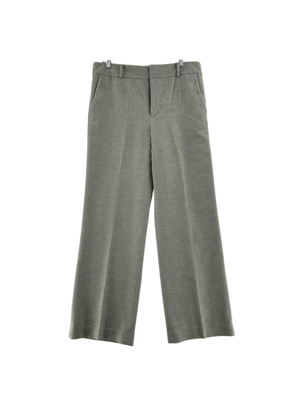 Lauren Ralph Lauren Pleated Tailored Trousers Women 12 Wool Herringbone Wide Leg